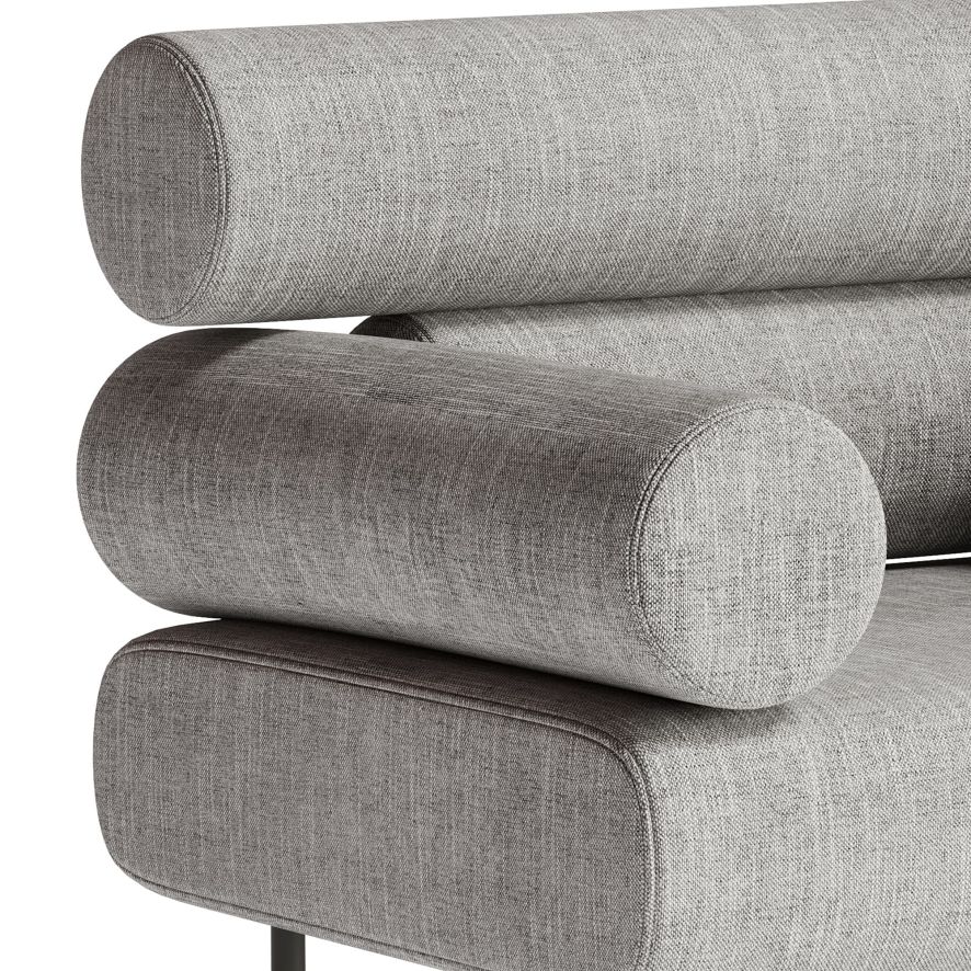 Fabric Cylinder Armchair