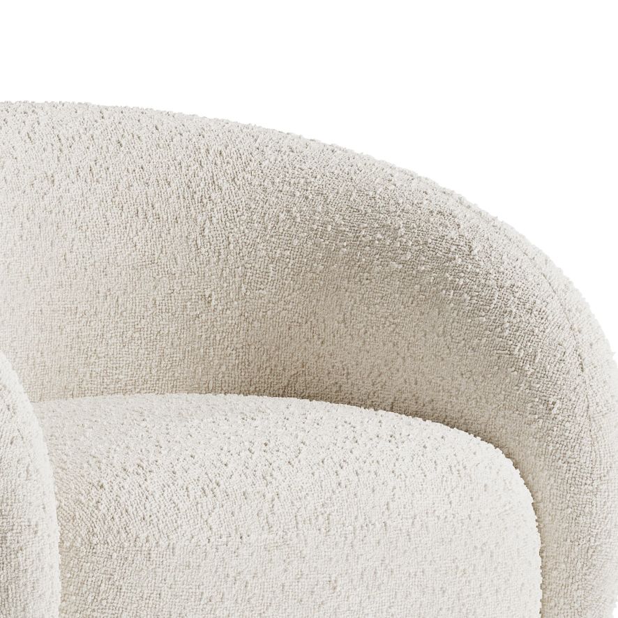 Faux Sheepskin Tub Armchair